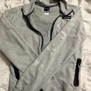 Flag Nor Fail Gray Zip-up